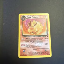 Pokemon Card Dark Flareon 35/82 Team Rocket Vintage - Image 1
