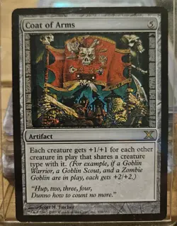 MTG Coat Of Arms- 10th Edition- Rare- LP - Image 1
