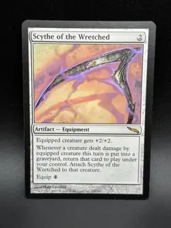 MTG Scythe of the Wretched R Mirrodin #239 - Image 1