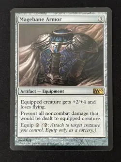 1x MTG Magebane Armor - Magic 2010 (M10) #214 - Magic the Gathering - Image 1