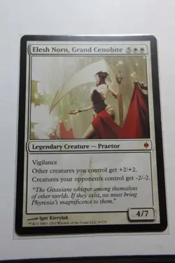 MTG Elesh Norn Grand Cenobite x1- -New Phyrexia-Lightly Played - Image 1