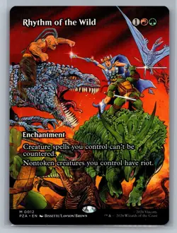Rhythm of the Wild (Borderless) Ninja Turtles Source Material #12 Magic MTG - Image 1
