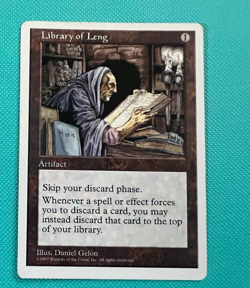 Library of Leng - 5th Edition - MTG - Magic the Gathering - Image 1