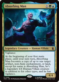 NM Absorbing Man, MTG, Super Heroes, Magic the Gathering, 199 - Image 1
