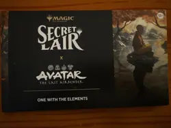 MTG Secret Lair x Avatar: The Last Airbender One With Elements Non-Foil SEALED - Image 1