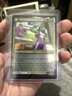 Jennifer Walters - The Sensational She-Hulk FOIL MTG MSH Nm/M marvel magic - Image 2