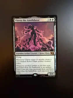 MTG Marvel Super Heroes Ultron the Annihilator 0668 Foil - Image 1