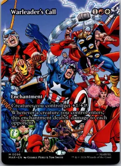 Warleader's Call (Borderless) 96 Marvel Universe Eternal-Legal NM - Image 1