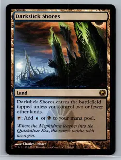 Darkslick Shores 226 Scars of Mirrodin Magic: The Gathering Near Mint - Image 1