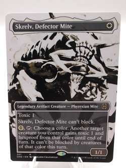 MTG Magic the Gathering - Skrelv, Defector Mite (Borderless) Phyrexia AWBO NM/M - Image 1
