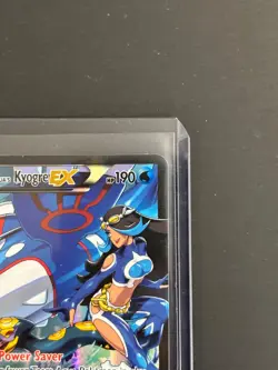 Pokemon TCG 2015 XY Double Crisis Team Aqua's Kyogre EX 6/34 Moderately Played - Image 3