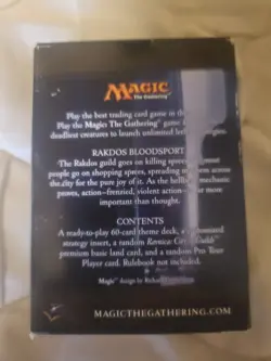 Magic: The Gathering Dissention Rakdos Bloodsport Deck Open Box Complete - Image 2