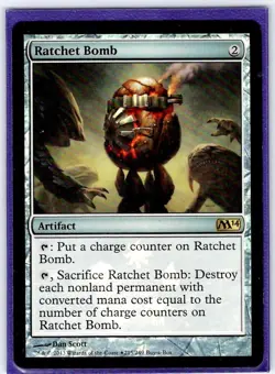 Ratchet Bomb 215 R Magic 2014 (M14) MTG Foil NM/M - Image 1