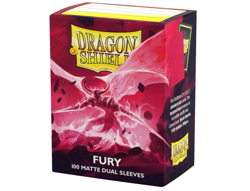 Dragon Shield Fury Matte Dual Sleeves - Pack of 100 5706569150471 - Image 1