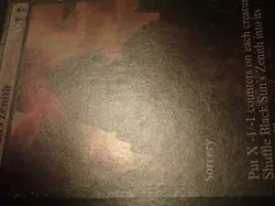 FOIL Black Sun's Zenith - Magic Mirrodin Besieged DCI Promo Borderless LP - Image 3