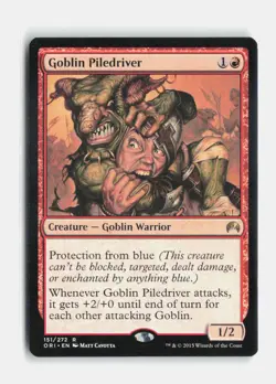 Goblin Piledriver 151 Magic Origins MTG NM - Image 1