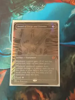 Sword of Forge and Frontier (Oil Slick Raised Foil) Phyrexia: All Will Be One... - Image 1