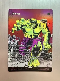 MTG - Rancor - MAR 82 - Marvel Borderless Foil - NM - Image 1