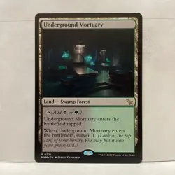 MTG Underground Mortuary Magic: The Gathering MKM Rare #0271 - Image 1