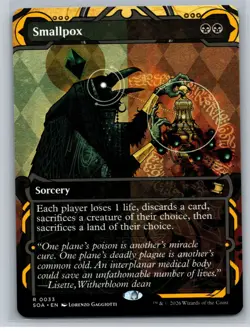 MTG - Secrets of Strixhaven: Mystical Archive #33 Smallpox - Rare (d) - Image 1
