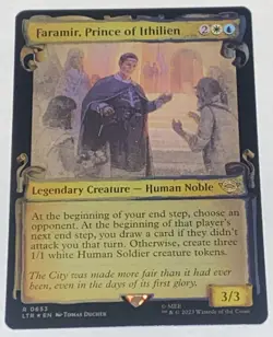 Faramir, Prince of Ithilien Showcase Scrolls Foil 0653 LORD OF THE RINGS MTG NEW - Image 1