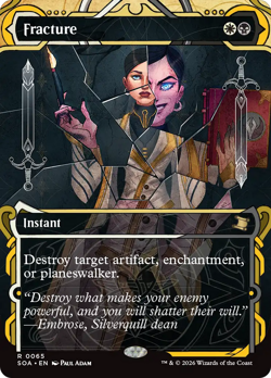 FOIL FRACTURE mtg NM Secrets of Strixhaven Mystical Archive 1 Rare - Image 1