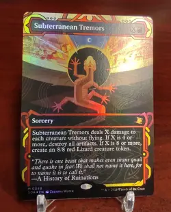 FOIL SUBTERRANEAN TREMORS mtg NM Secrets of Strixhaven Mystical Archive Mythic - Image 1