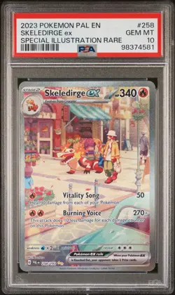 Pokemon Paldea Evolved Skeledirge Ex SIR PSA 10 - Image 1