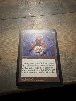 Magic The Gathering MISCUT Teferi’s Puzzle Box Misprint Visions Back Reversed - Image 1