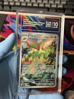 Pokemon 2025 Phantasmal Flames Flygon 101/94 Illustration Rare, TAG 10, LOW POP! - Image 3