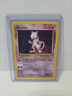 Mewtwo 10/102 Holo Rare Base Set - Pokemon - Image 1