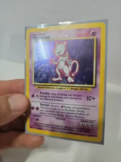 Mewtwo 10/102 Holo Rare Base Set - Pokemon - Image 3