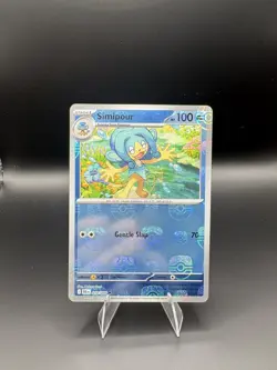 Simipour Master Ball Holo 018/086 Uncommon Black Bolt Pokemon Card - Image 1