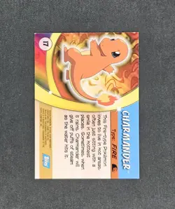 2004 Topps Pokemon Topps Series 1 Charmander #17 Holo Pokemon TCG Card - Image 2
