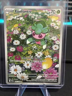 Fomantis 085/084 Illustration Rare Pokemon TCG Pitch Black ME05 English NM IR - Image 1
