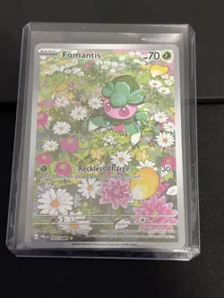 Fomantis 085/084 Illustration Rare Pokemon TCG Pitch Black ME05 English NM IR - Image 3