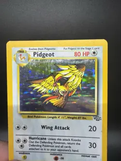Pokemon TCG Pidgeot 8/64 Jungle Holo Unlimited Rare Vintage - Lightly Damaged - Image 3
