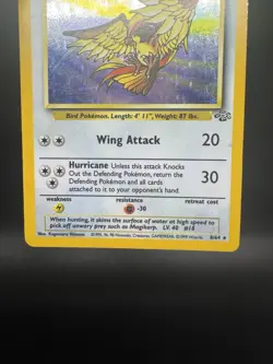 Pokemon TCG Pidgeot 8/64 Jungle Holo Unlimited Rare Vintage - Lightly Damaged - Image 4