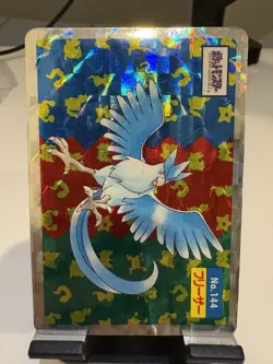 1997 Pokemon card Topsun Articuno 144 Holo Prism Japanese - Image 1