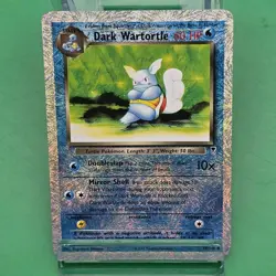 2002 Pokemon Dark Wartortle 39/110 Legendary Collection Reverse Holo Rare - Image 1