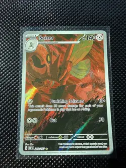 Pokemon Scizor 205/197 Illustration Rare Holo Card Obsidian Flames Mint ⚡ - Image 1