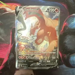 DMG Charizard V Alt Art Pokemon Sword and Shield Brilliant Stars - Image 1
