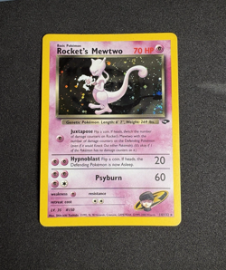 Pokemon Rocket's Mewtwo 14/132 Gym Challenge Holo Rare 1999 SWIRL 🌀 SEND OFFERS - Image 4