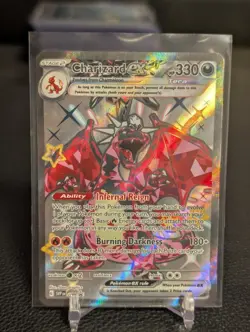 Pokemon TCG Charizard EX Scarlet & Violet Black Star Promo Card 074 NM Condition - Image 1