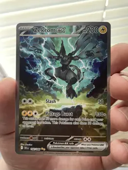 Pokemon Zekrom ex Black Bolt 166/086 Special Illustration Rare 🔥 CLEAN COPY - Image 1
