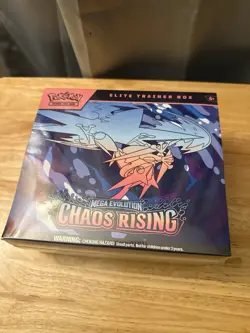 Pokemon Mega Evolution Chaos Rising Factory Sealed Elite Trainer Box ETB Booster - Image 1