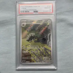 Pokemon Lairon 184/167 Sv06: Twilight Masquerade Illustration Rare Holo PSA 10 - Image 1