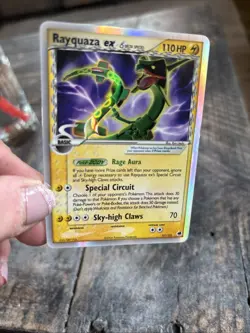 Pokemon TCG Rayquaza ex Dragon Frontiers 97/101 Holo Rare Delta Species - Image 1