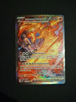 Team Rocket's Moltres ex - (Destined Rivals Stamp) 229/182 Miscellaneous Cards & - Image 1