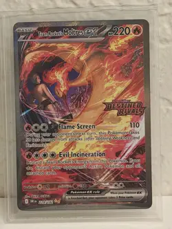 Team Rocket's Moltres ex - (Destined Rivals Stamp) 229/182 Miscellaneous Cards & - Image 1